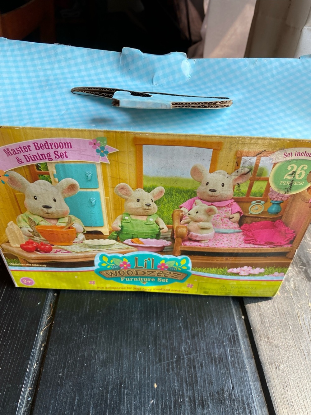 Master Bedroom & Dining Toy Furniture Set - Pink/Green